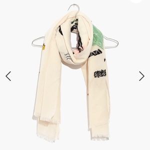 Madewell Subway Graffiti Map Scarf